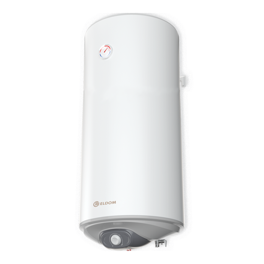 Водонагрівач Eureka 200л "сухі" Тени, 2х1.2kW поліпшеною теплоізоляцією, ELDOM (Болгарія)