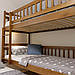 Ліжко двох'ярусне дерев'яне Том і Джері з додатковим спальним місцем масив бука (трансформер), фото 3