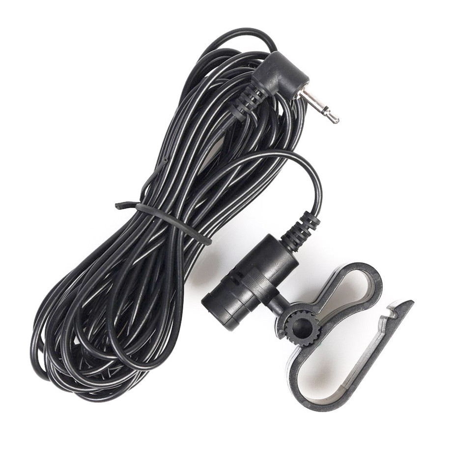 Зовнішній автомобільний провідний мікрофон для авто магнітоли, 2.5 мм micro-Jack 3 метри, гучний зв'язок у машину