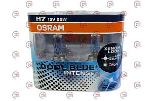 Лампа H7 12V 55 W OSRAM Cool Blue I+20% (2шт)*****