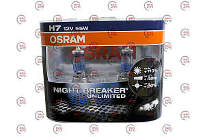 Лампа H7 12V 55 W OSRAM Night Breaker Unlimited+110% (2шт)*****