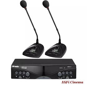 Радіосистема DV Audio MGX-24C з двома конференц мікрофонами, UHF