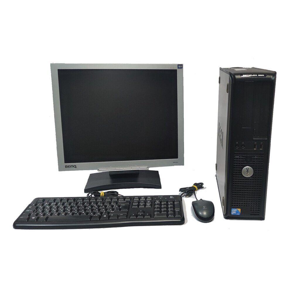 Комплект ПК: Dell Optiplex 380 / Intel Core 2 Duo E7500 (2 ядра по 2.93 GHz) / 4 GB DDR2 / 160 GB HDD / Intel