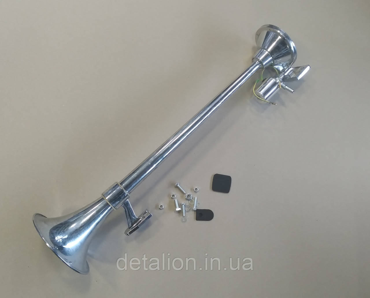 Сигнал дудка 1 шт метал 640 мм 24V, круглий SL-1003, фото 1