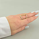 Каблучка 'XUPING' Фіаніт (позолота 18к (лимонна)), фото 3