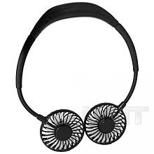 Міні вентилятор Neck fan — Black