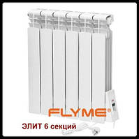 Электрорадиатор Flyme Elite / 6 секций / 650 Ватт / правое подключение /