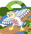 Книга Малюємо та клеїмо: У лісі (укр) 21,5х23см 10стор арт. 8025, фото 7