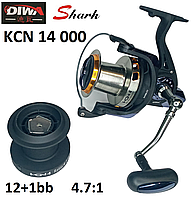 Катушка Shark-Diwa KCN III 14000 12+1BB (серфовая, морская, карповая)