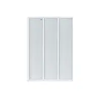 Штора на ванну Qtap Gemini WHI40114RP4 стекло Pear 4 мм, 100x140 см