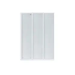 Штора на ванну Qtap Gemini WHI40114RP4 скло Pear 4 мм, 100x140 см