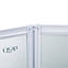 Штора на ванну Qtap Gemini WHI401114RP4 скло Pear 4 мм, 110x140 см, фото 6