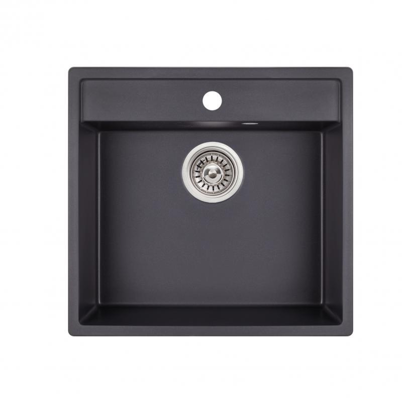 Кухонна мийка Qtap CS 5250 Beton (QT5250BET502), фото 1