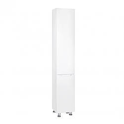 Пенал підлоговий Qtap Scorpio 350х1900х300 White з кошиком для білизни QT1475PN1901KRW