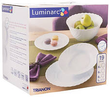Сервіз столовий 19 предметів Luminarc Trianon 144