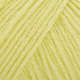Gazzal BABY COTTON XL (Газзал Бейбi Котон ХL) № 3413 лимонний (Пряжа з бавовною, нитки для в'язання), фото 2