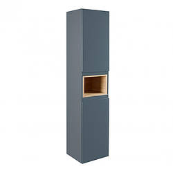 Пенал підвісний Qtap Robin 350х1650х316 Graphite/Whitish oak QT1376PP1652RGWO