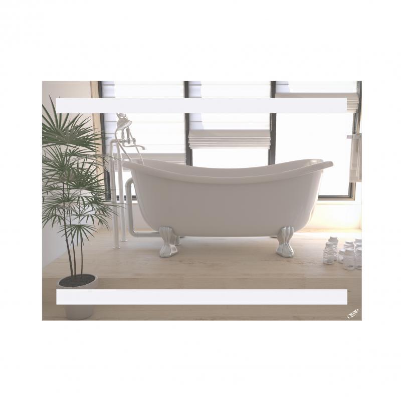 Дзеркало Qtap Mideya New 600х800 з LED-підсвіткою, Reverse QT2078142270100W, фото 1