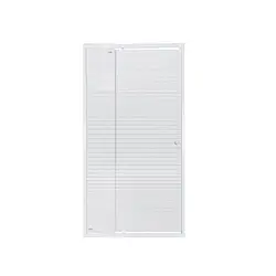 Душові двері в нішу Qtap Pisces WHI208-9.CP5 79-92х185 см, скло Pattern 5 мм