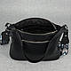 Жіноча сумочка кросбоди 59 чорна, фото 9
