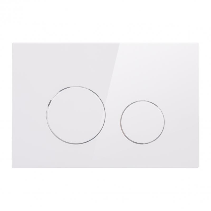 Qtap Nest Муляж Клавіша кругла White 150x220x13mm