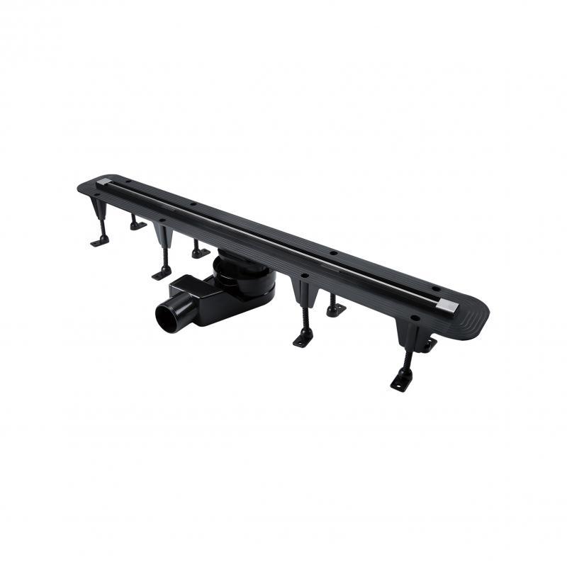 Трап Qtap Aries CRM70650304 щілинний з гідрозакривом і неіржавкою планкою, фото 1