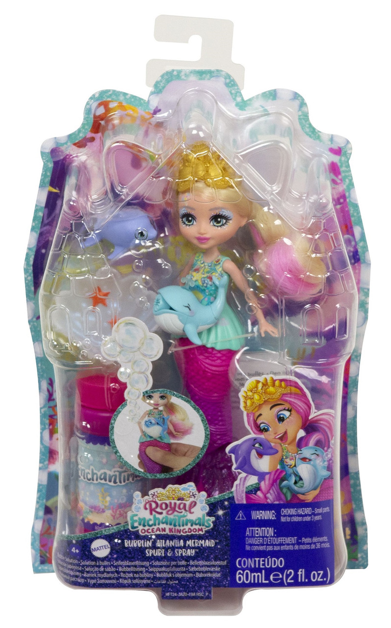Кукла Enchantimals Royal Казкові бульбашки Румальочка Atlantia HFT24