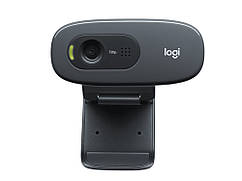 Веб-камера Logitech C270 HD 720P USB 2.0 для ПК та ноутбука C270 Чорний