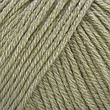 Gazzal BABY COTTON XL (Газзал Бейбi Котон ХL) № 3464 лляний (Пряжа з бавовною, нитки для в'язання), фото 2
