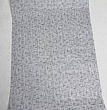 Шпалери паперові Континент Рогожка сіра 1320, фото 2