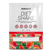 Замінник харчування BioTech Diet Shake, 30 грам Полуниця