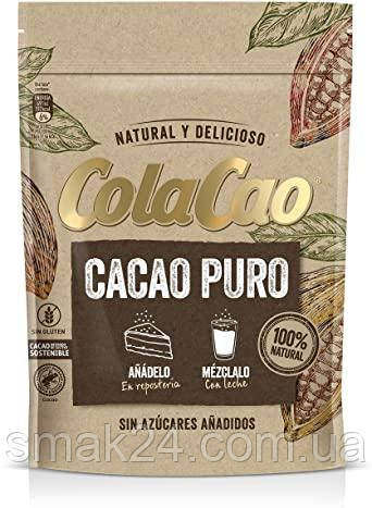 Какао натуральный 100% БЕЗ САХАРА и БЕЗ ГЛЮТЕНА Cola Cao Cacao Puro Испания 250г - фото 2 - id-p1557919660