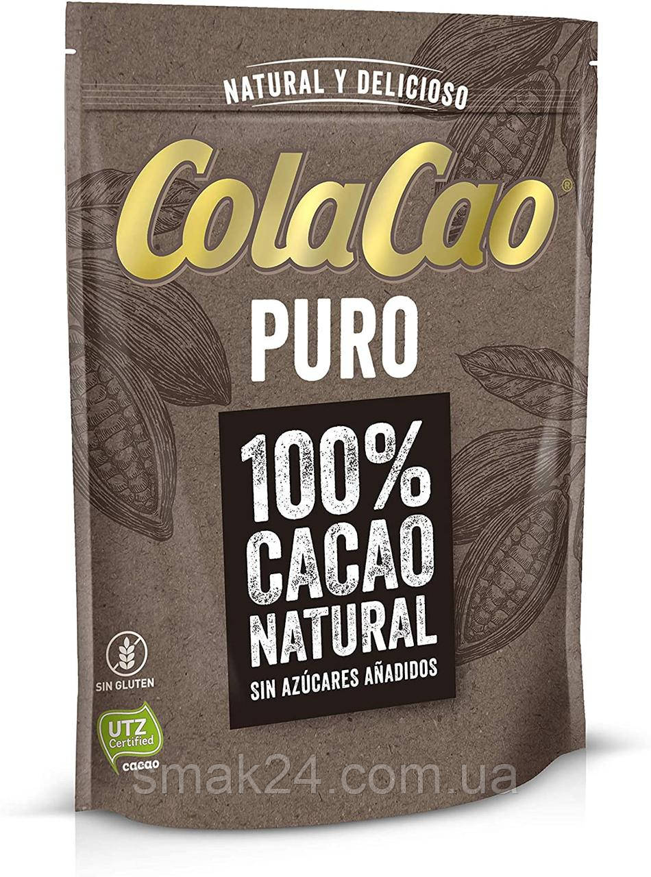 Какао натуральный 100% БЕЗ САХАРА и БЕЗ ГЛЮТЕНА Cola Cao Cacao Puro Испания 250г - фото 3 - id-p1557919660