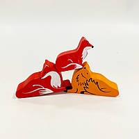 Сім'я лисиць тато, мама, дитинча