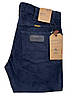 Вельветові джинси Wrangler Dark Blue - синій, фото 2