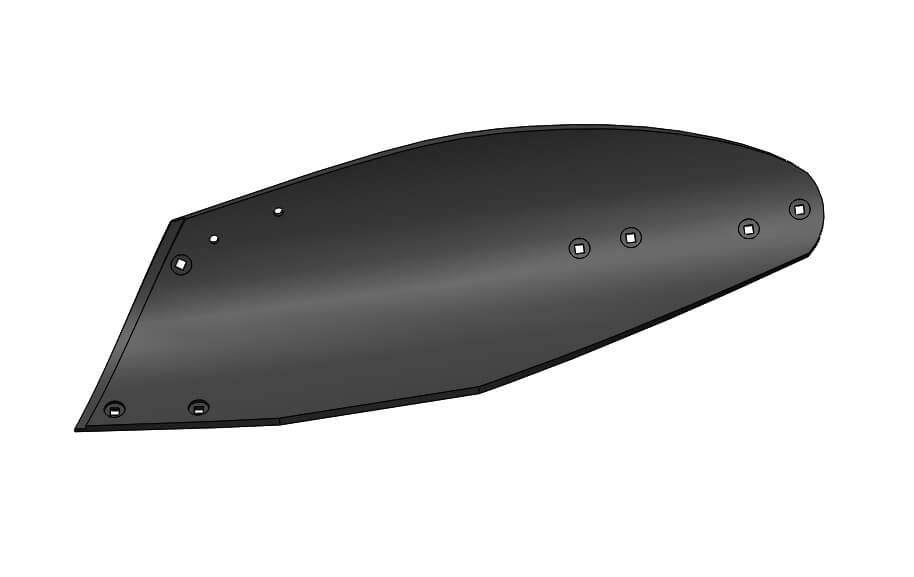 Відвал Gregoire Besson 173428/173427 R-L ПСГ МБ10 15мм комплектований підтримкою