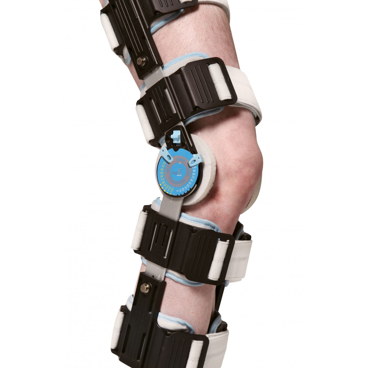 Шарнірний бандаж (ортез) на коліно з регульованою фіксацією WellCare 52003, фото 1