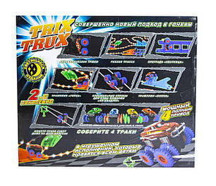 Монстер-траки Trix Trix Led світний трек і дві машинки 197205, фото 3