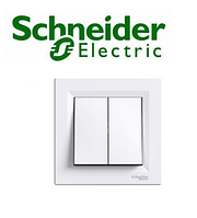 Вимикач 2кл. Shneider-Electric Asfora білий EPH0300121