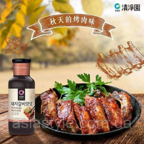 Маринад для свинини, Pork Bulgogi Marinade Galbi, 280г, Ofood, Daesang, Корея, Ст - фото 6 - id-p856068015