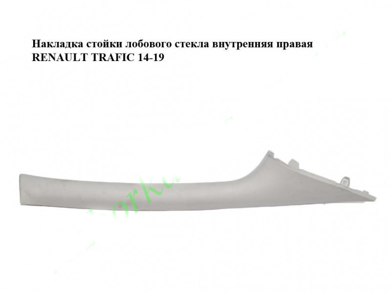 Накладка стійки лобового скла внутрішня права RENAULT TRAFIC 3 14- (РЕНО ТРАФІК)