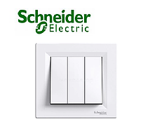 Вимикач 3кл. Shneider-Electric Asfora білий EPH2100121