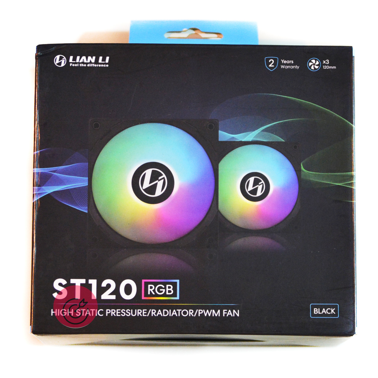 Комплект вентиляторів Lian Li ST120 RGB PWM Fans, Triple Pack incl. Controller, фото 1