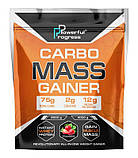 Високовуглеводний гейнер для набору ваги Powerful Progress Carbo Mass Gainer 4000 г, фото 5