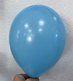 Латексна кулька пастель блакитний 10" / 09 / 26см Light Blue Gemar, фото 3