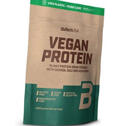 Рослинний веганський протеїн BioTech Vegan Protein 2 кг, фото 3