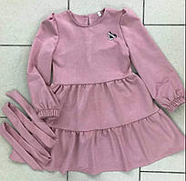 Плаття тканина замш-діагональка рр 128-152см