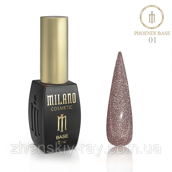 База для гель-лаку Milano PHOENIX BASE No01, 8 мл