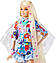 Лялька Барбі Екстра Блонді у квітковому жакеті Barbie Extra HDJ45, фото 4