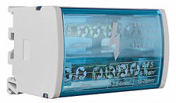 Шина нульова в корпусі на DIN-рейку 2x7 (2 бруски по 7 отворів)